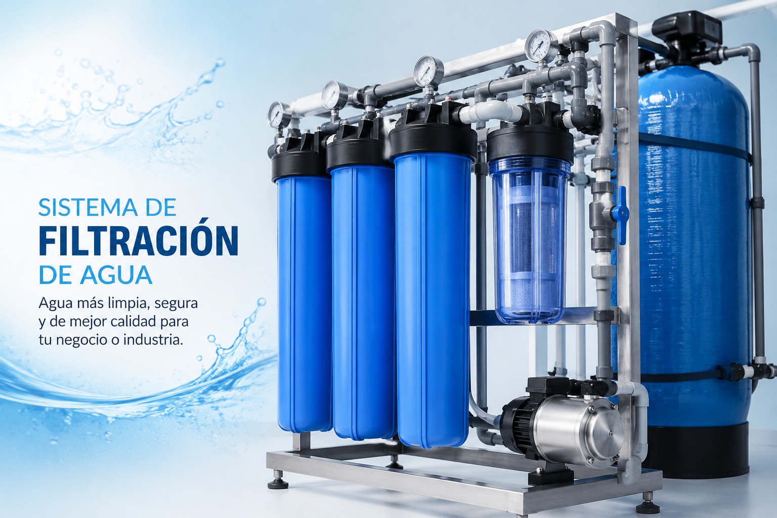 Sistema de filtración de agua